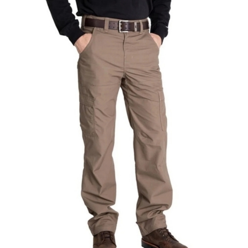 Berne Men’s Torque Ripstop Cargo Pants Brown 36x36 Tactical Work Relaxed Fit NWT